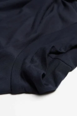 Long-sleeve High-Neck Modal-Cashmere Top