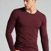 Long-Sleeve Modal-Cashmere Top