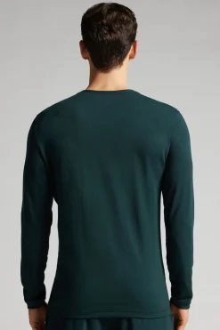 Long-Sleeve Modal-Cashmere Top