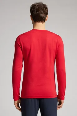 Long-Sleeve Modal-Cashmere Top