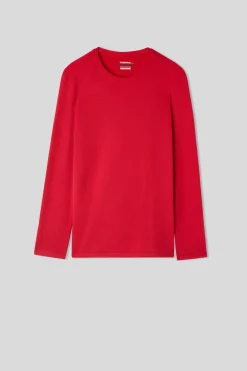 Long-Sleeve Modal-Cashmere Top