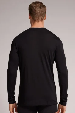 Long-sleeve Round-Neck Merino-Wool Top