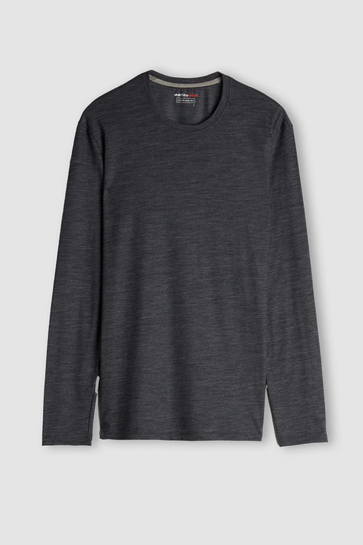 Long-sleeve Round-Neck Merino-Wool Top