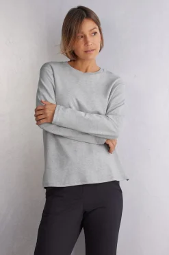 Long-Sleeved Cotton Top