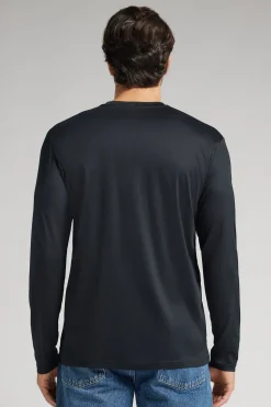 Long-Sleeved Mercerised Premium Cotton Top