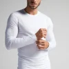 Long-Sleeved Stretch Superior Cotton Top