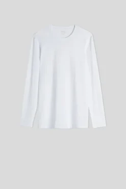Long-Sleeved Stretch Superior Cotton Top