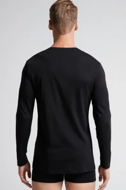 Long-Sleeved Superior Cotton Top