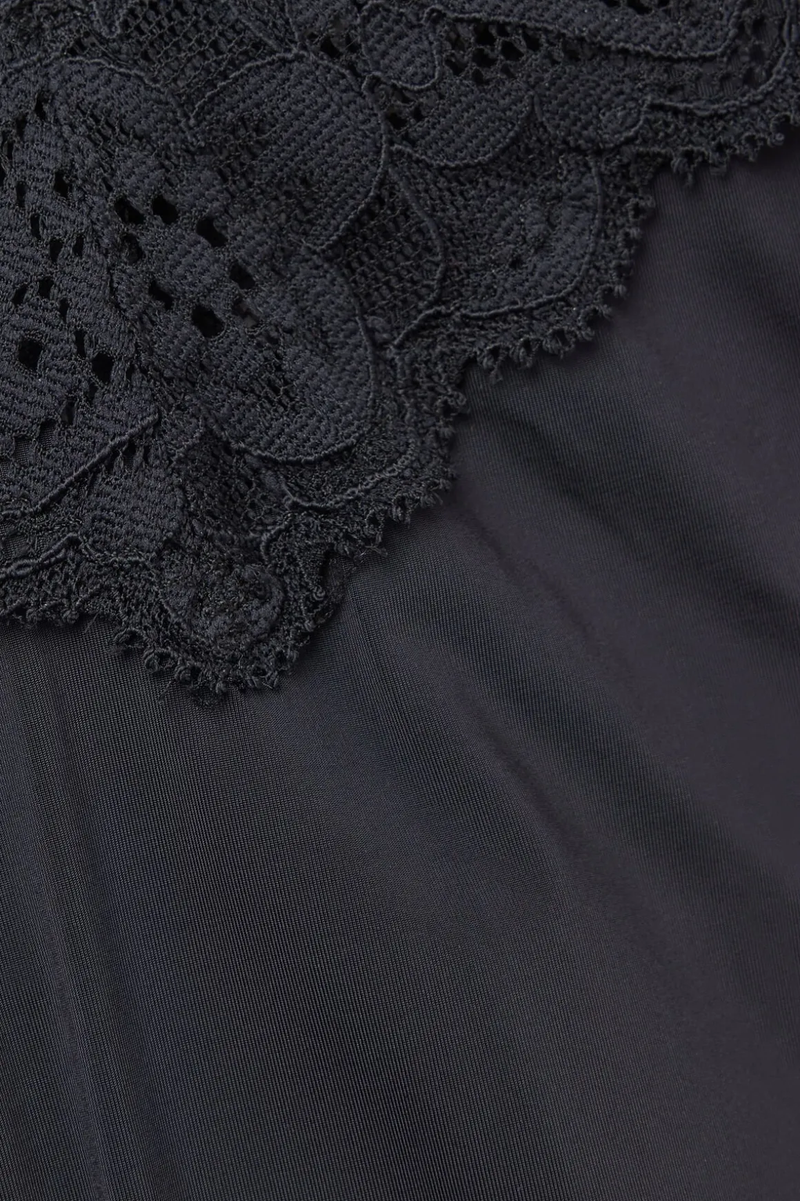 ‘80s-Style Lace and Microfibre Brazilian Briefs