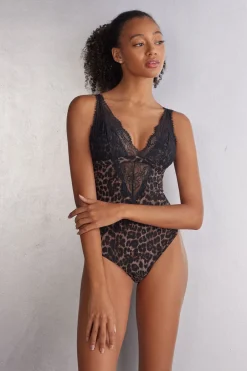 Luxurious Leopard Bodysuit