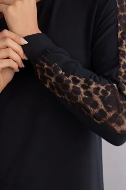 Luxurious Leopard Modal Nightgown