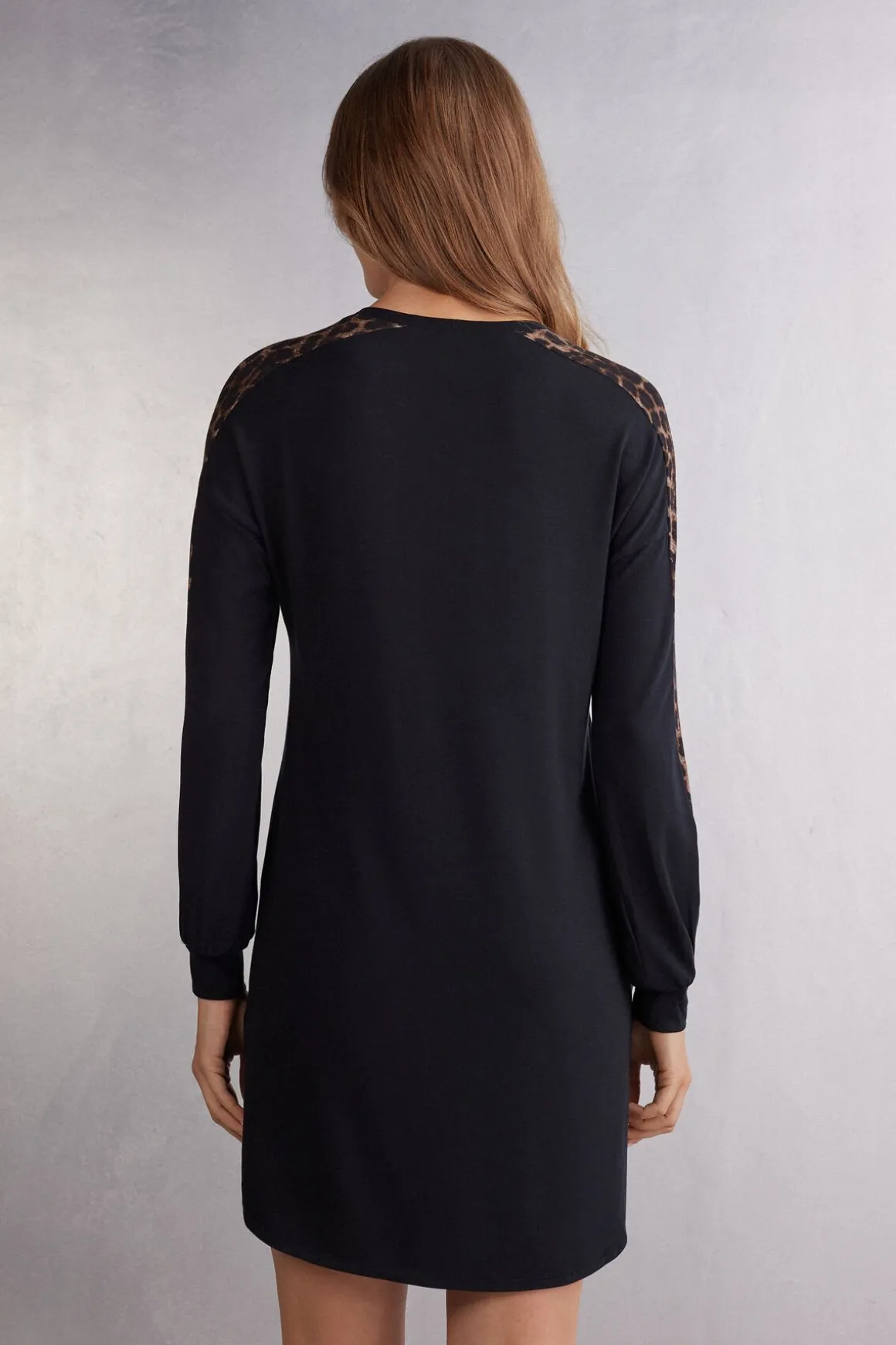 Luxurious Leopard Modal Nightgown
