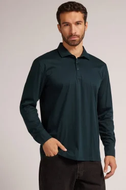 Mercerised Cotton Polo Shirt