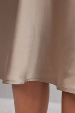 Midi-Length Slip in Silk