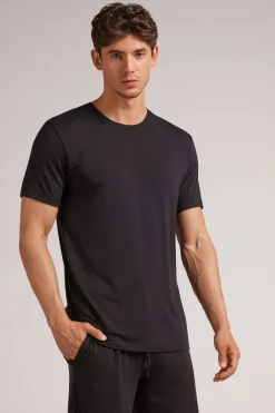 Modal and Silk T-Shirt