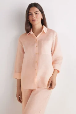 Plain-Weave Linen Shirt