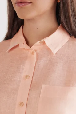 Plain-Weave Linen Shirt
