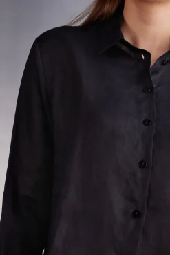Plain-Weave Linen Shirt