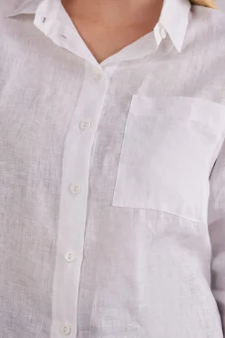 Plain-Weave Linen Shirt