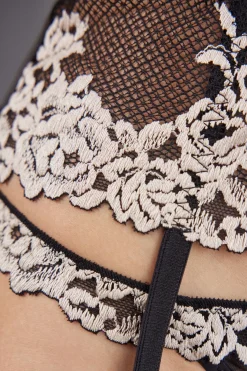 Pretty Flowers Garter Belt