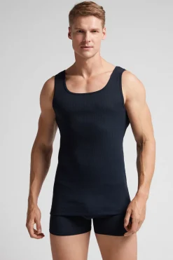 Ribbed Superior Cotton Vest Top