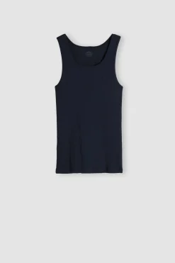 Ribbed Superior Cotton Vest Top