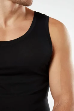 Round-Neck Extrafine Superior Cotton Vest Top