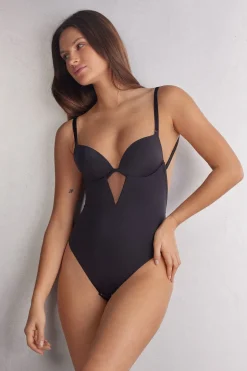 Sexy Back Ultralight Microfibre Slip Bodysuit