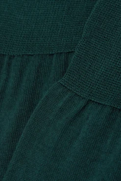 Short Sateen Cotton Lisle Socks