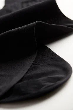 Short Sateen Cotton Lisle Socks