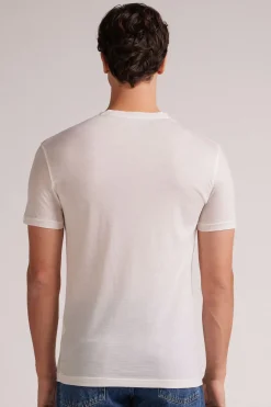 Short-Sleeve T-Shirt in Stretch Merino Wool
