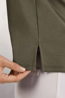 Short-Sleeved Cotton Top