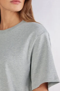 Short-Sleeved Cotton Top