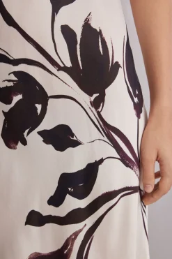 Sleepless Nights Long Viscose Satin Slip
