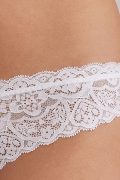 80s-Style Lace Brazilian Briefs