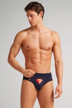 Superior Cotton Briefs with DC Comics Superman Print