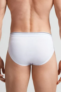 Superior Cotton Briefs with Exposed Elasticated Waistband