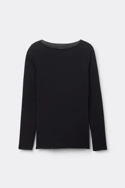 The Sensual Cotton Boat-Neck Top