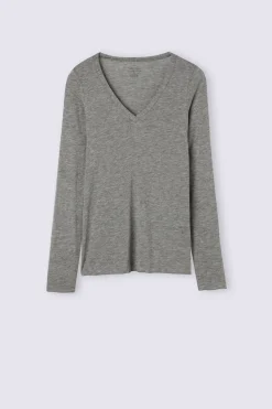 Ultralight Modal with Cashmere V-Neck Top