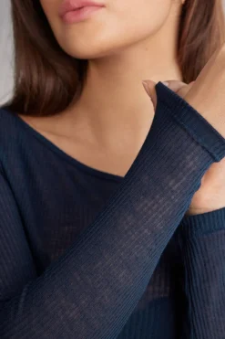 Ultranatural with Cashmere Long-Sleeved Cashmere Top