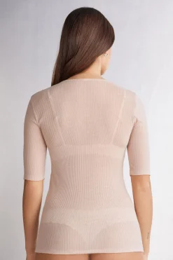 Ultranatural with Cashmere Short-Sleeved Top
