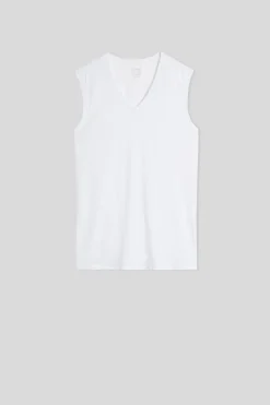 V-Neck Extrafine Superior Cotton Vest Top