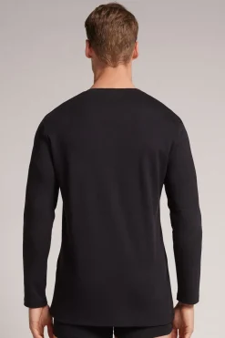 Warm Cotton Long-Sleeved Top