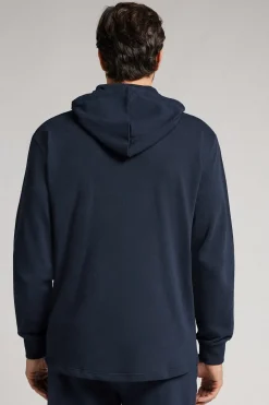 Zip-Up Cotton Sweatshirt