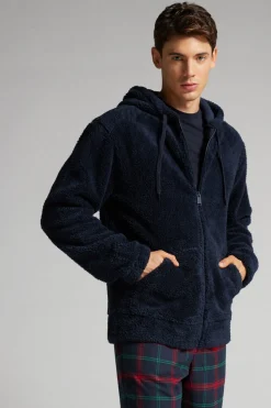 Zip-Up Teddy Sweatshirt