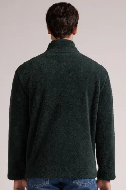 Zip-Up Teddy Sweatshirt